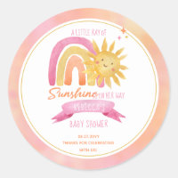 A Little Ray of Sunshine Girl Baby Shower
