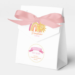 A Little Ray of Sunshine Girl Baby Shower Favor B Favor Boxes