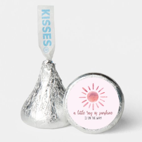 A Little Ray Of Sunshine Pink Sun Baby Shower Hersheys Kisses