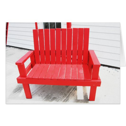 A Little Red Bench Cards (Front Horizontal)