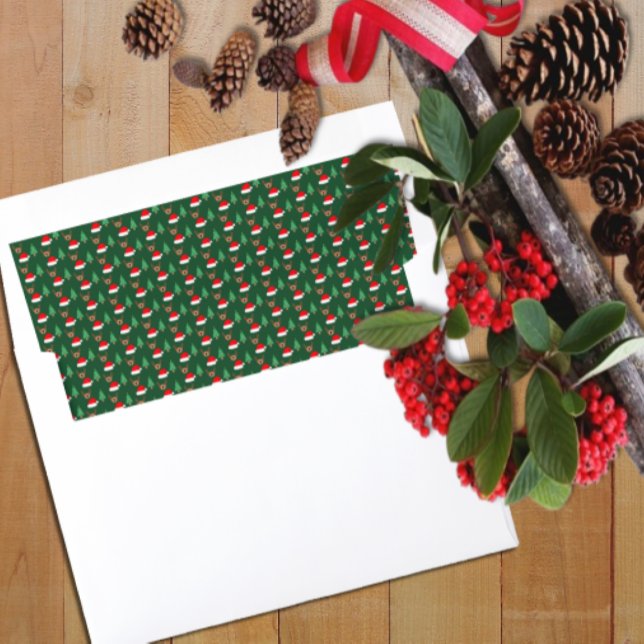 A Little Reindeer Is On The Way Envelope Liner (Creator Uploaded)