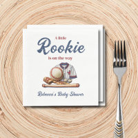 A Little Rookie on the Way - Baseball Baby Shower