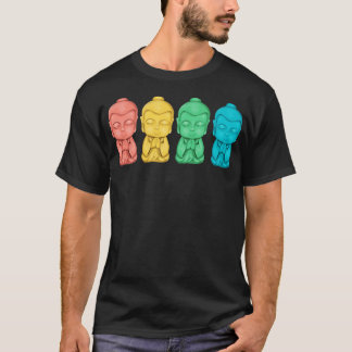 A little row of Buddhas T-Shirt