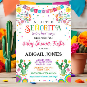 A Little Señorita Baby Shower Invitation Fiesta