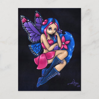 "A Little Shy" Postcard