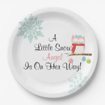 A Little Snow Angel Plate