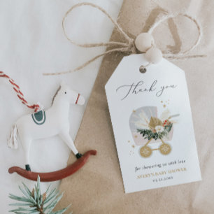 A Little Snowflake Baby Shower Thank You Gift Tags