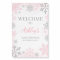 A Little Snowflake Pink Baby Shower Welcome Sign