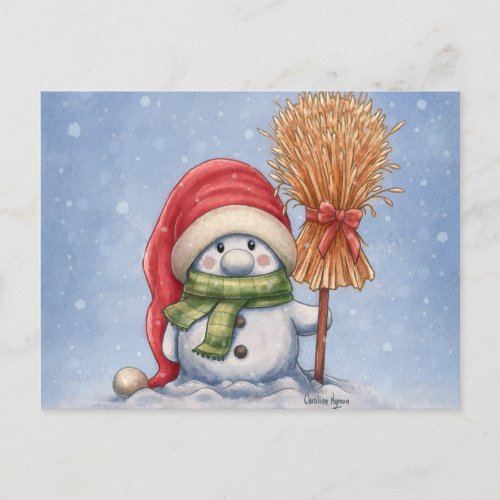 A Little Snowman Postcard