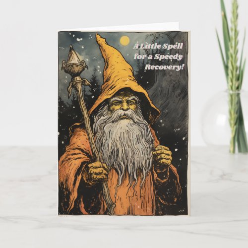 A Little Spell for a Speedy Recovery Blank Inside Card