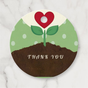 A Little Sprout is on the Way Baby Shower Favor Tags
