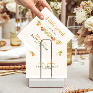 A Little Sprout is on the Way Garden Baby Shower Napkins