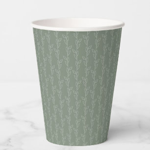 A Little Sprout on the Way Baby Shower Invitation  Paper Cups