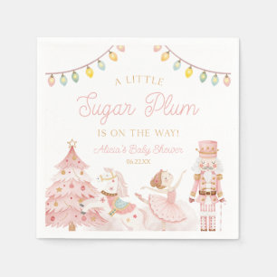 A Little Sugar Plum Nutcracker Baby Shower Napkins