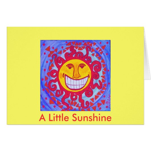 A little sunshine cards (Front Horizontal)