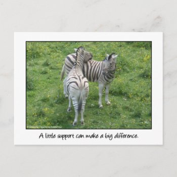 A Little Support...love And Friendship Postcard by inFinnite at Zazzle