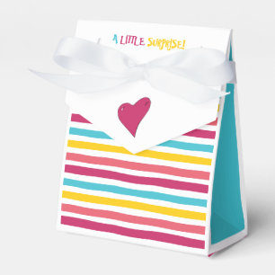 A little Surprise! Striped Candy Fun Cute Gift Bag Favor Boxes