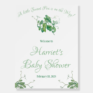 A Little Sweet Pea is on the Way! Baby Shower Foam Board