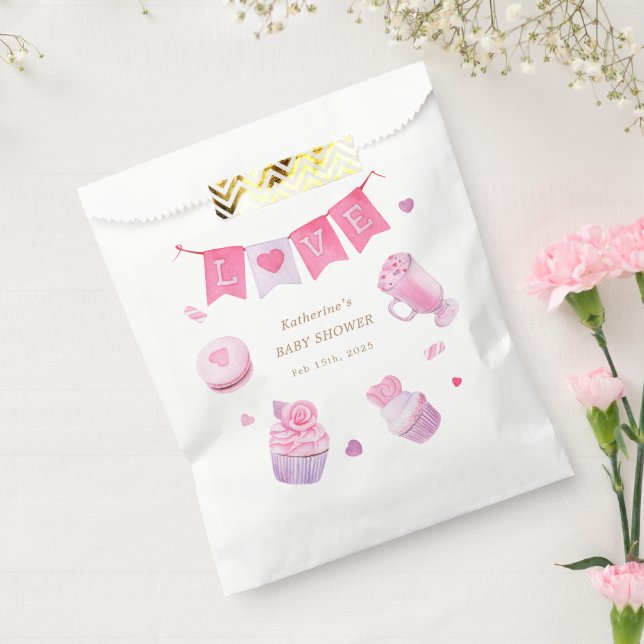 A Little Sweetheart Baby Shower Favor Bag (Sealed)