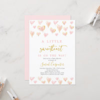 A Little Sweetheart Baby Shower Girl