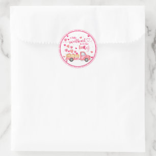 A Little Sweetheart Baby Shower Sticker