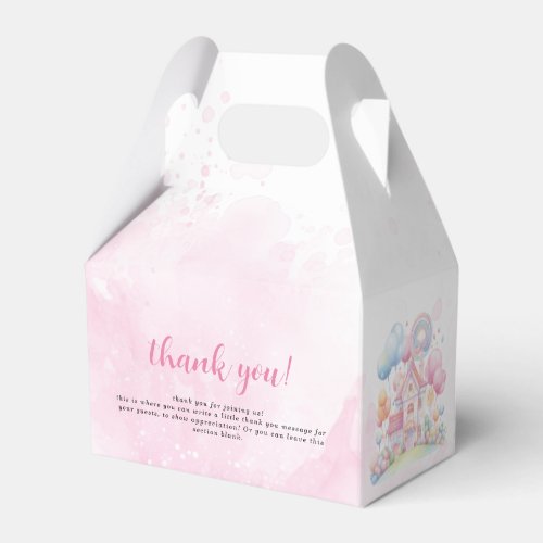 A Little Sweetheart Candy Baby Shower Favor Box