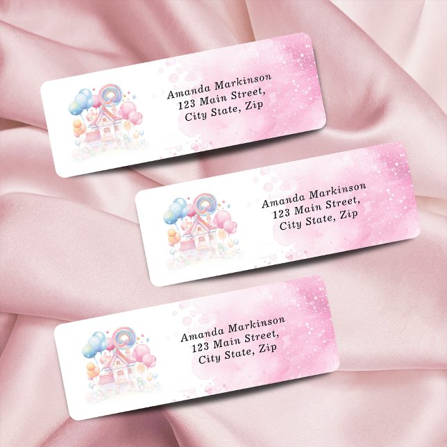 A Little Sweetheart Candy Baby Shower Label (Creator Uploaded)