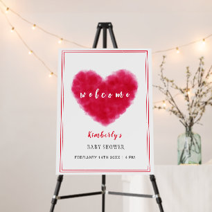 A Little Sweetheart Frame Welcome Sign Baby Shower