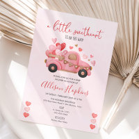 A Little Sweetheart Hearts Truck Baby Shower