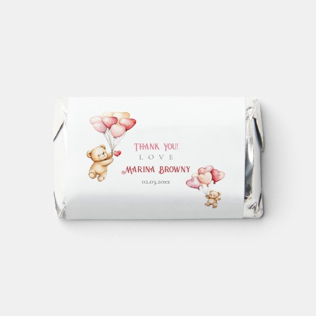 A little sweetheart is on her way baby shower hershey's miniatures (Front)