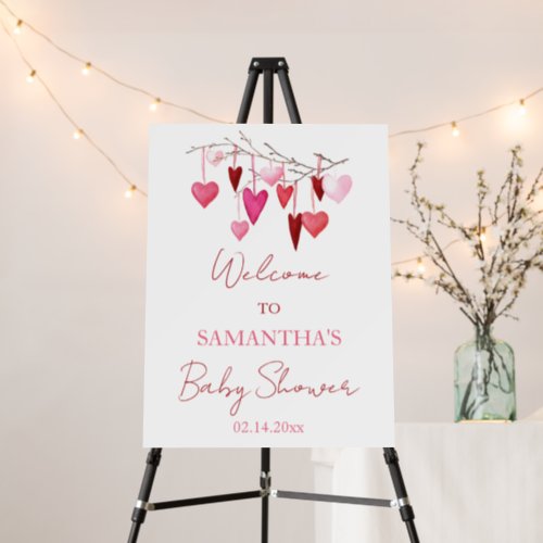 A little Sweetheart is on the Way Welcome Sign