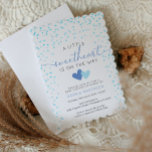 A Little Sweetheart Valentine Baby Shower Invite<br><div class="desc">This LOVELY baby shower invitation is perfect for any mom-to-be! This design features adorable watercolor heart confetti and a pretty delicate script font. Click the "click to customize further" link to edit this more! See the entire collection for more matching items!</div>