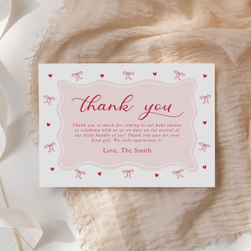 A Little Sweetheart Valentine Bow Baby Shower