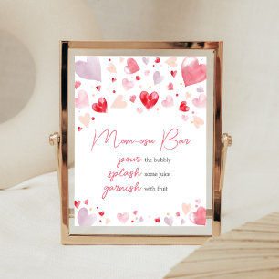 A Little Sweetheart Valentine Mom Osa Bar Poster