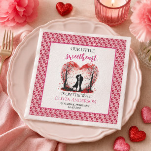 A Little Sweetheart Valentine Napkins