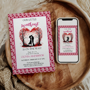A Little Sweetheart Valentine Party Invitation