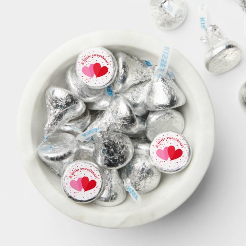 A little sweetheart Valentine Shower Wedding Heart Hersheys Kisses