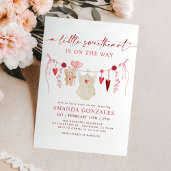 A Little Sweetheart Valentine's Baby Shower Invitation