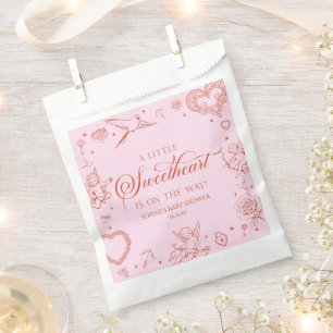 A Little Sweetheart Valentine's Day Baby Shower Favor Bag
