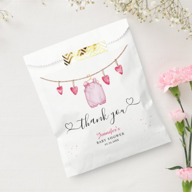 A Little Sweetheart | Valentine's Day Baby Shower  Favor Bag (Sealed)