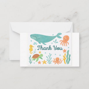 A Little Thank You from Our Little One – Baby Show Note Card