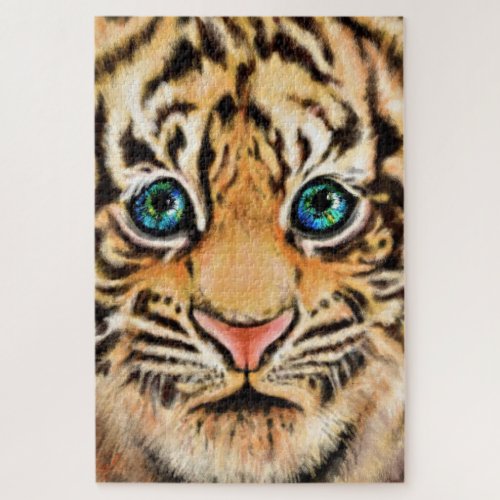 A Little Tiger _ Drawing Art Collection Jigsaw Puzzle