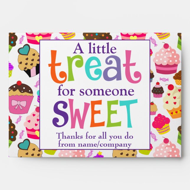 A Little Treat For Someone Sweet Cash Gift Envelope (Front)