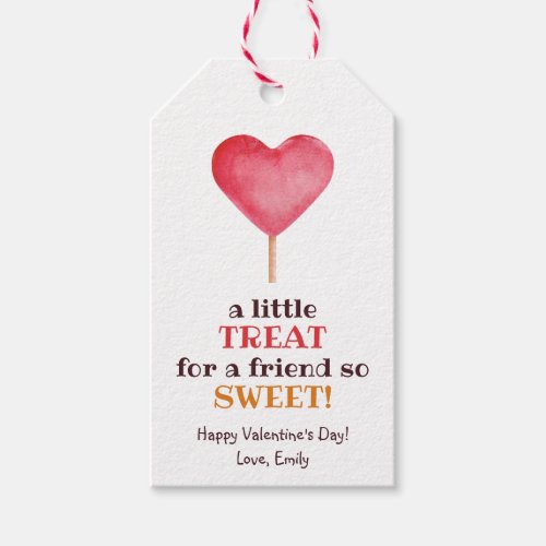 A little treat for someone sweet Valentines day G Gift Tags