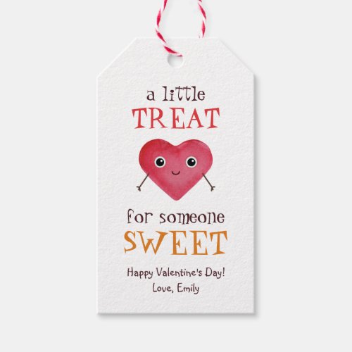 A little treat for someone sweet Valentines day Gift Tags