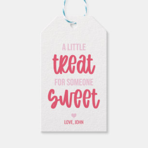 A Little Treat For Someone Sweet Valentine's Day Gift Tags