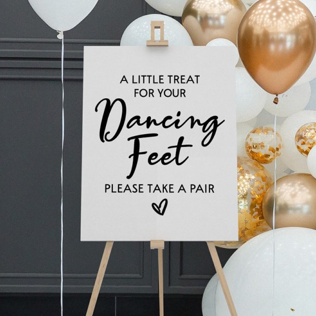 A Little Treat For Your Dancing Feet Wedding Sign (Creator Uploaded)