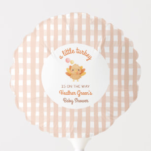 A little turkey Baby Shower Party Balloon