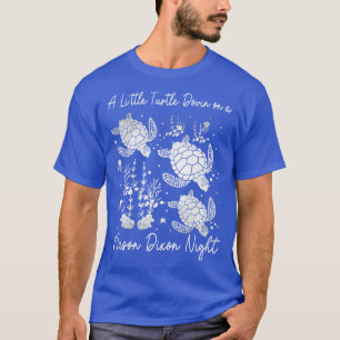 A Little Turtle Dovin on a Mason Dixon Night Turtl T-Shirt
