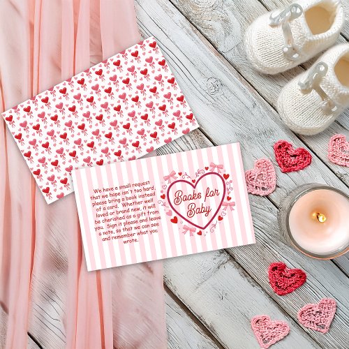A Little Valentine Pink Baby Shower Books for Baby